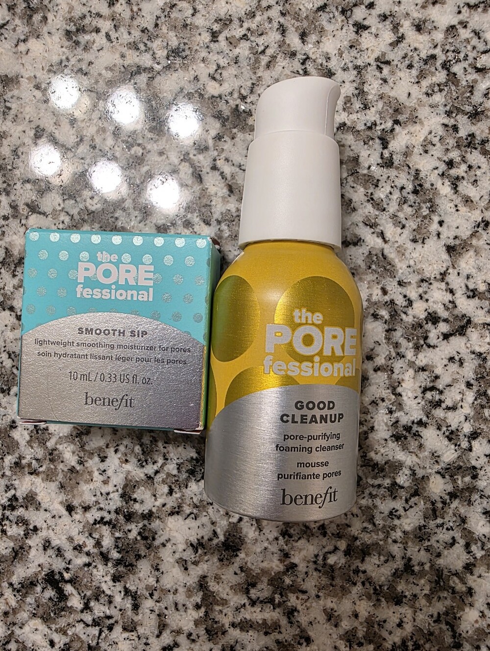 Benefit The POREfessional Good Cleanup & Smooth Sip Duo - Yellow & Teal